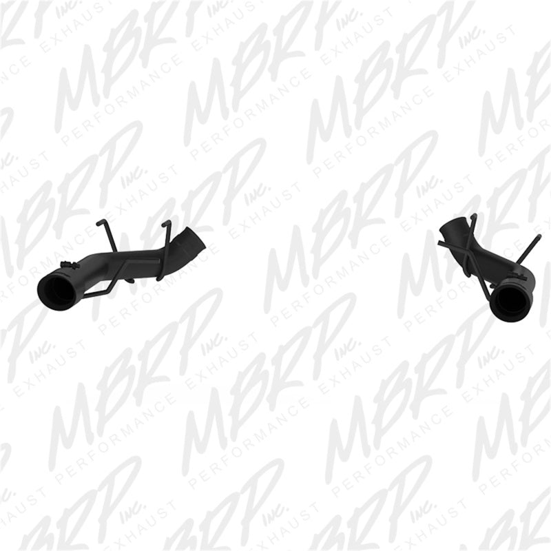 MBRP 2011-2014 Ford Mustang GT 3in Dual Axle Back Muffler Delete - Black-SR1 Performance