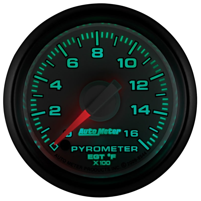 Autometer Factory Match 52.4mm Full Sweep Electronic 0-1600 Deg F EGT/Pyrometer Gauge-SR1 Performance