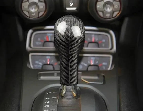 Chevrolet Camaro 2010-2015 Carbon Fiber Shift Knob | Automatic - carbonaddons Carbon Fiber Parts, Accessories, Upgrades, Mods