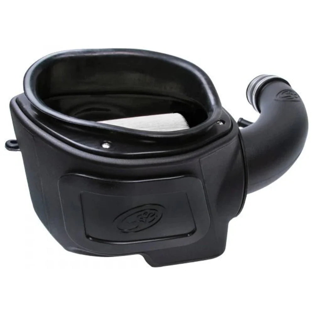 Dry Extendable Cold Air Intake for 2007-2011 Jeep Wrangler 3.8L on a white background