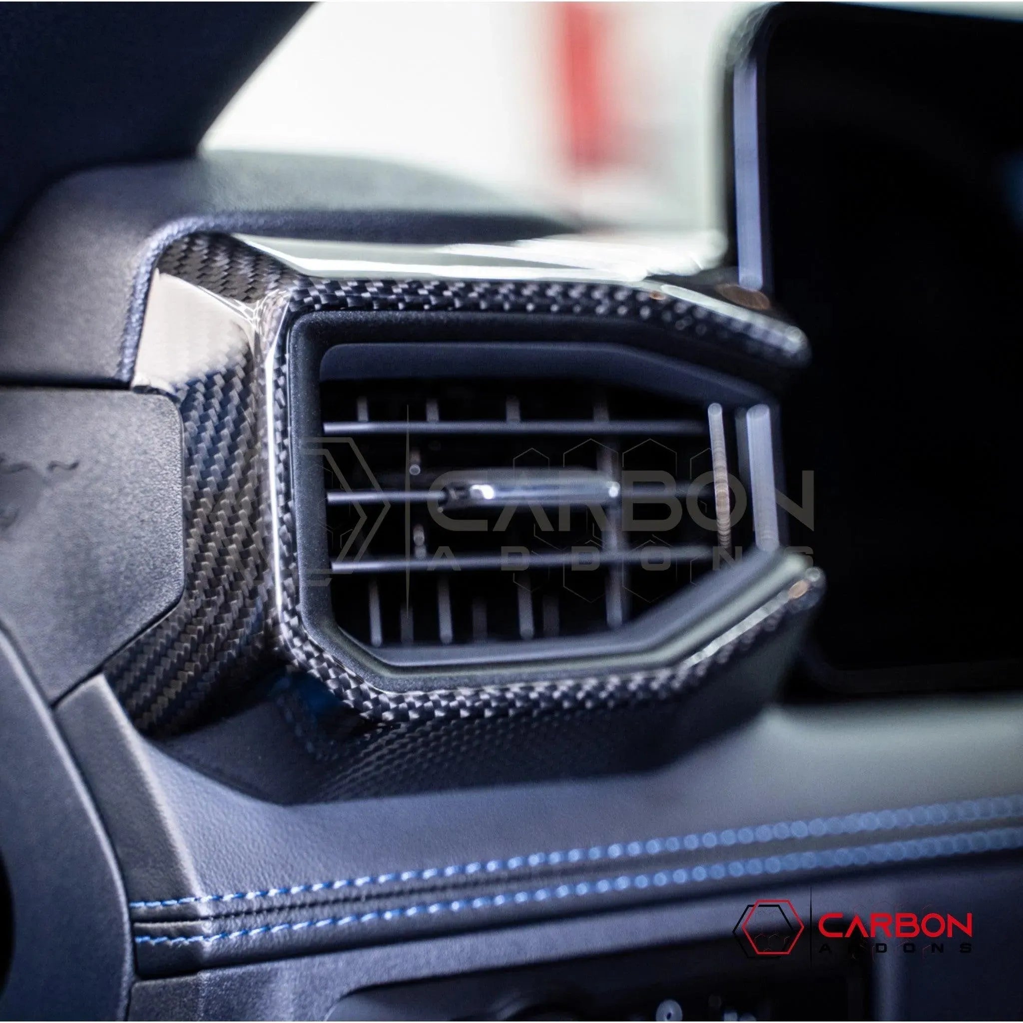 [Coming Soon] 2024-Up S650 Ford Mustang Hard Carbon Fiber Driver Side Dashboard Trim Cover - carbonaddons Carbon Fiber Parts, Accessories, Upgrades, Mods
