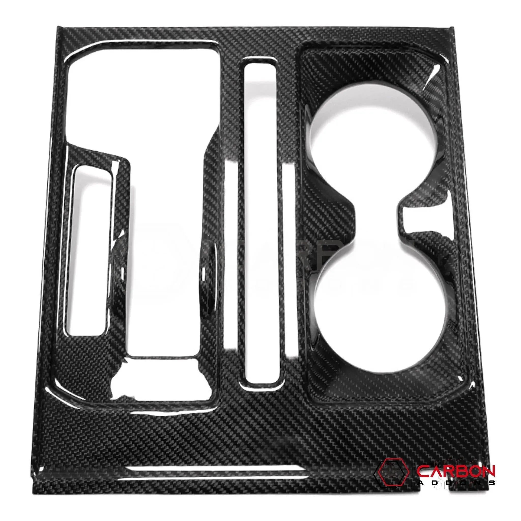 [Coming Soon] Ford F150 2021-Up Center Console Hard Carbon Fiber Cover - carbonaddons Carbon Fiber Parts, Accessories, Upgrades, Mods
