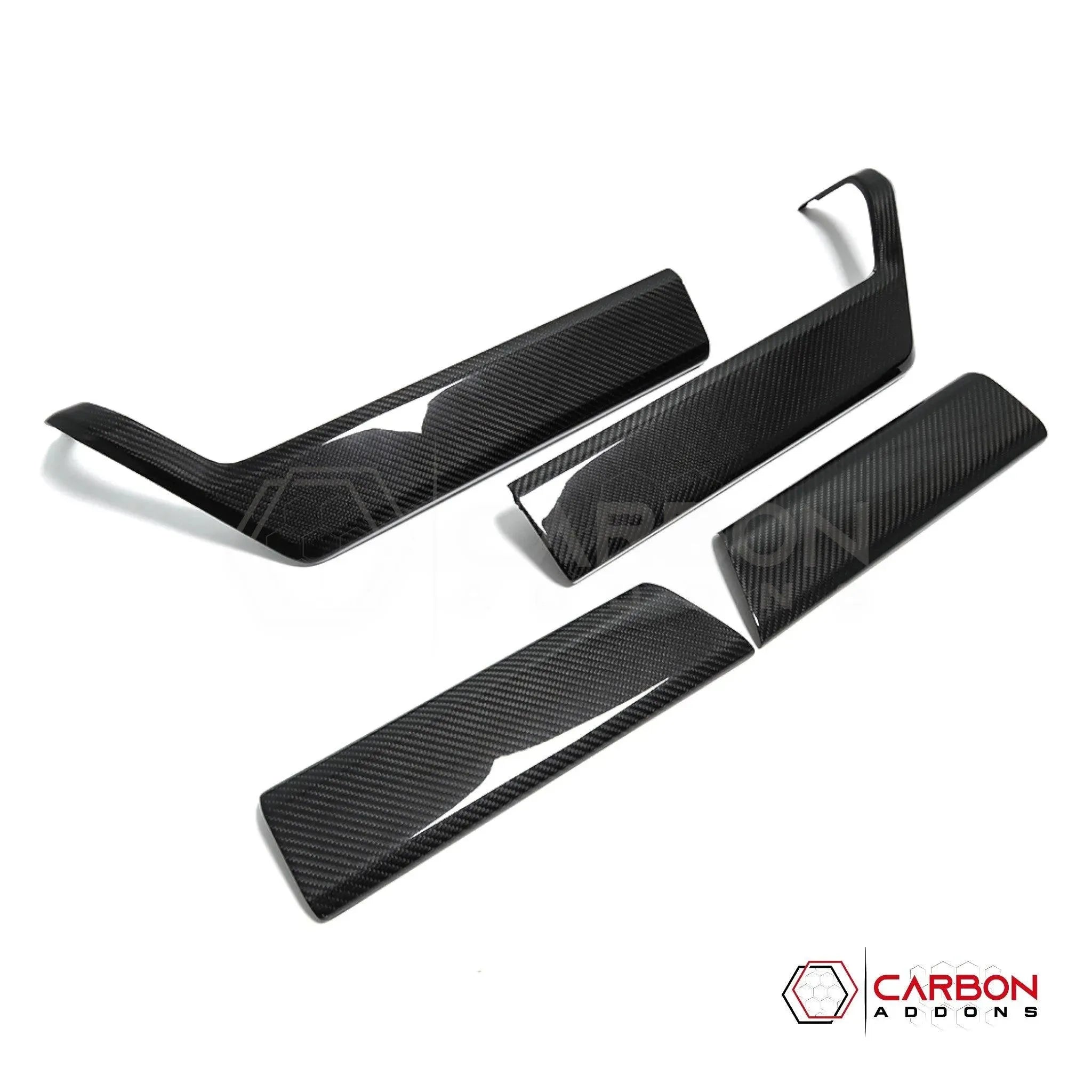 [Coming Soon] Ford F150 2021-Up Door Panel Trim Hard Carbon Fiber Cover - carbonaddons Carbon Fiber Parts, Accessories, Upgrades, Mods
