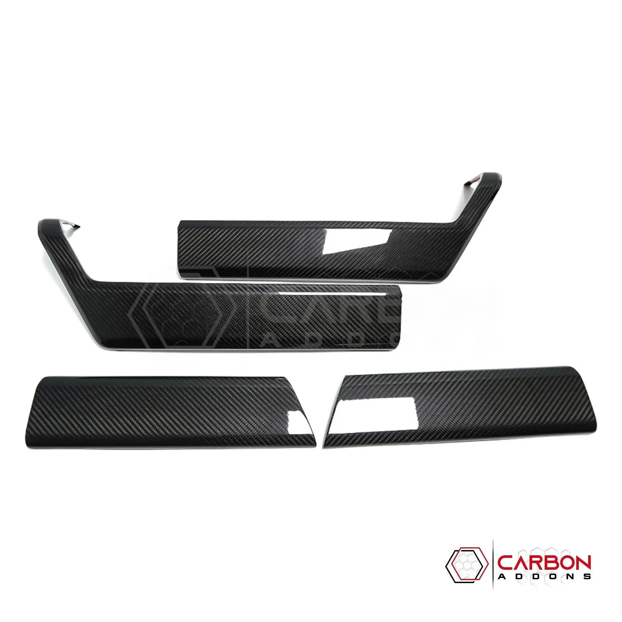 [Coming Soon] Ford F150 2021-Up Door Panel Trim Hard Carbon Fiber Cover - carbonaddons Carbon Fiber Parts, Accessories, Upgrades, Mods