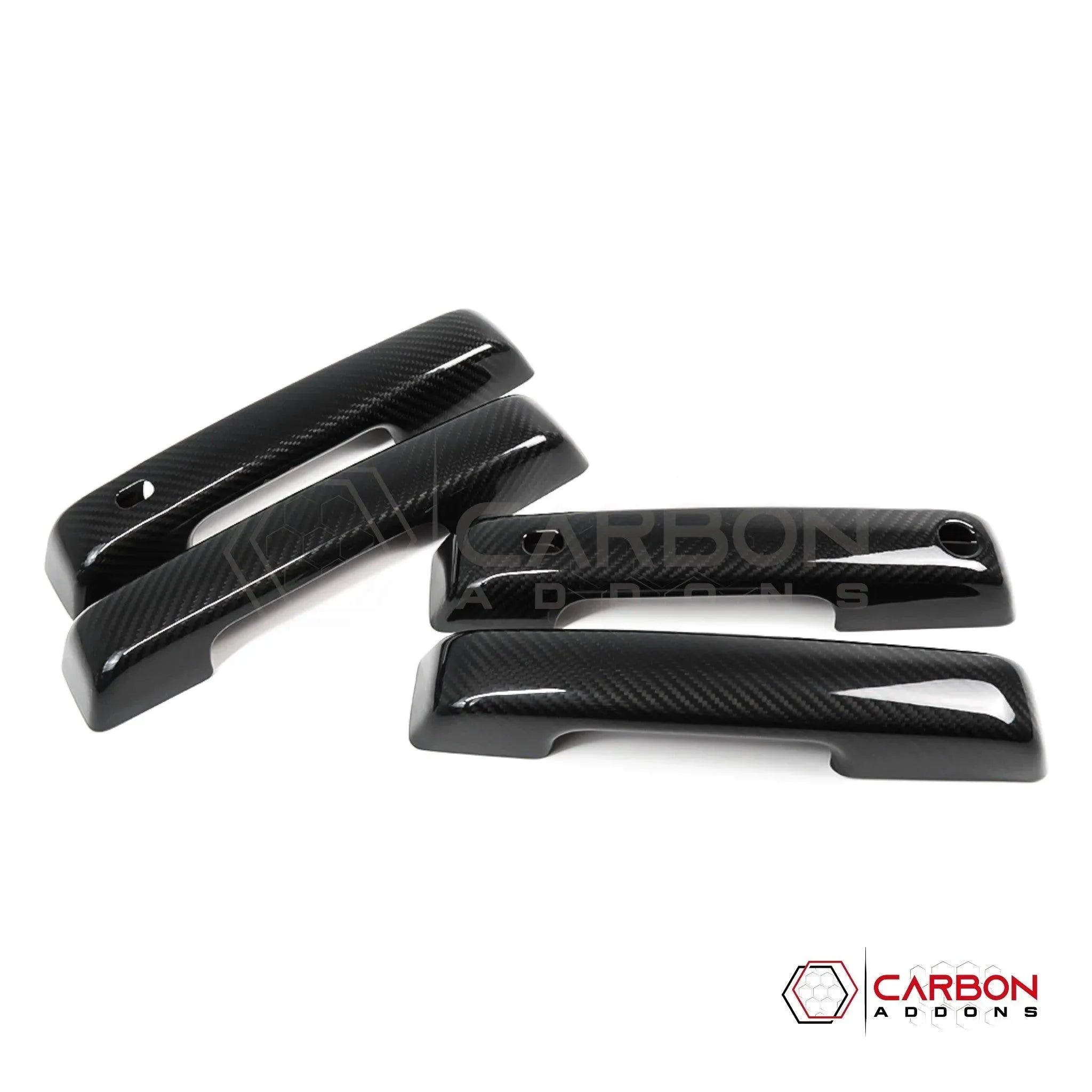 [Coming Soon] Ford F150 2021-Up Exterior Door Handles Hard Carbon Fiber Covers - carbonaddons Carbon Fiber Parts, Accessories, Upgrades, Mods