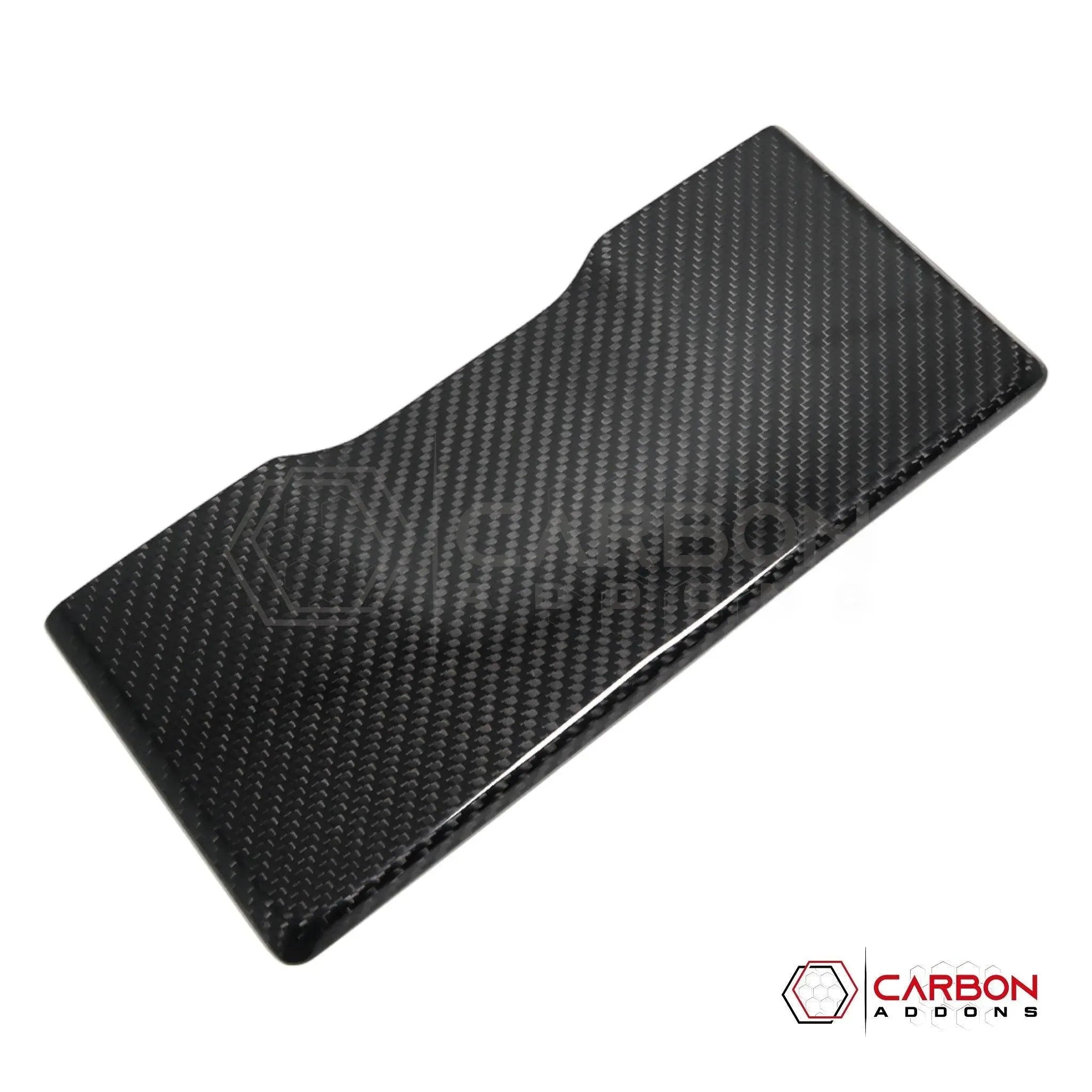 [Coming Soon] RAM TRX 2021-2024 Cup Holder Cover Hard Carbon Fiber Cover - carbonaddons Carbon Fiber Parts, Accessories, Upgrades, Mods