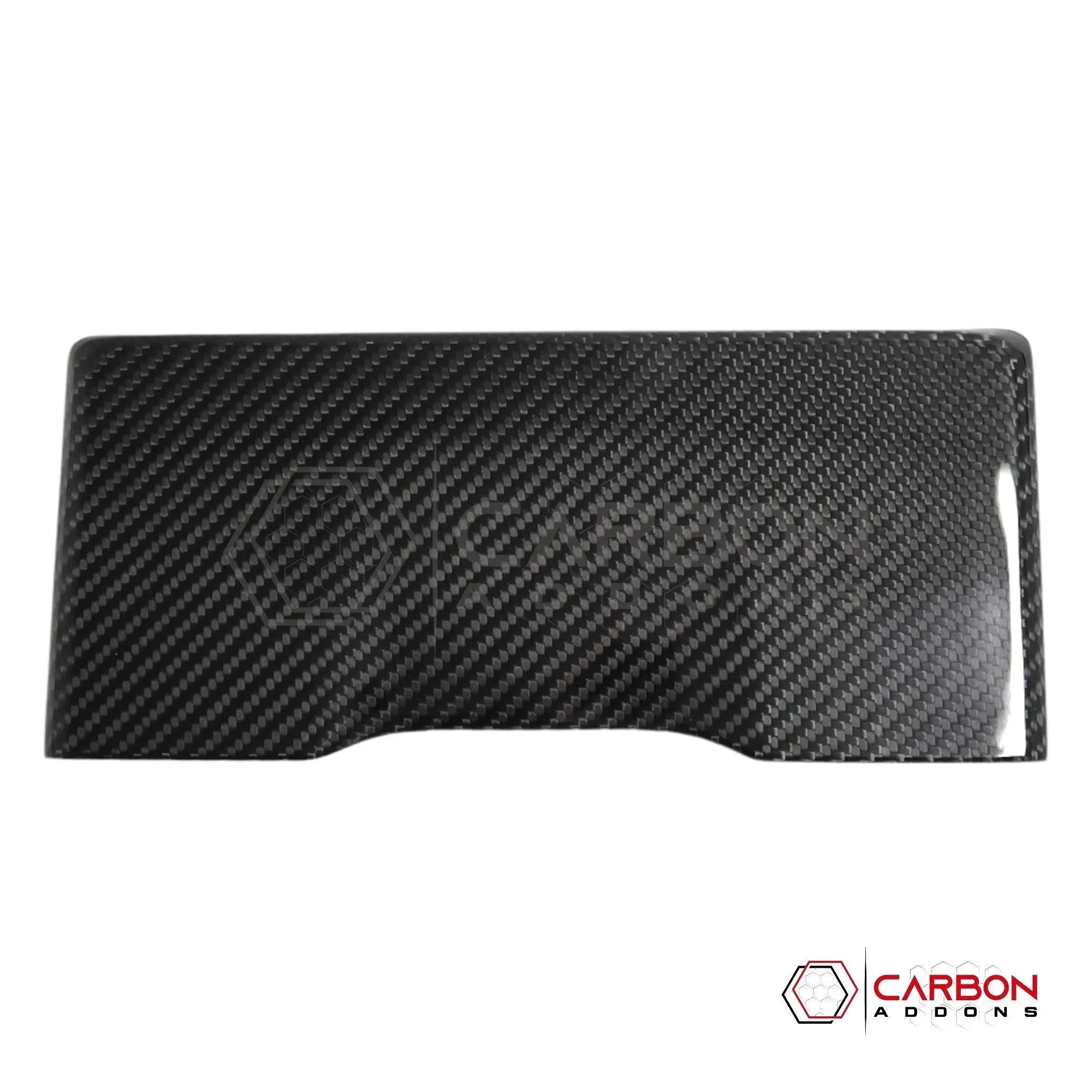 [Coming Soon] RAM TRX 2021-2024 Cup Holder Cover Hard Carbon Fiber Cover - carbonaddons Carbon Fiber Parts, Accessories, Upgrades, Mods
