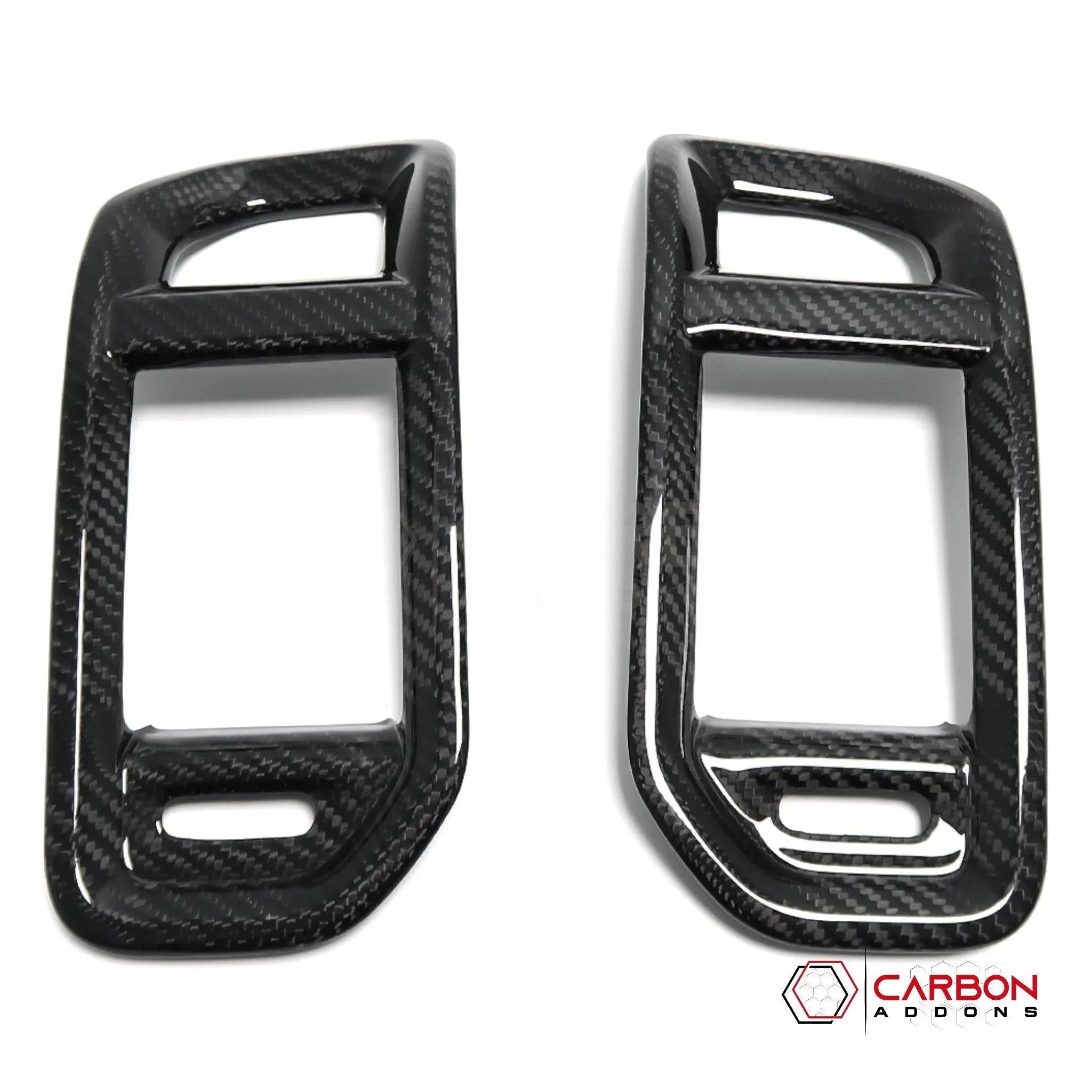 [Coming Soon] RAM TRX 2021-2024 Dashboard Side AC Vent Trim Hard Carbon Fiber Cover - carbonaddons Carbon Fiber Parts, Accessories, Upgrades, Mods