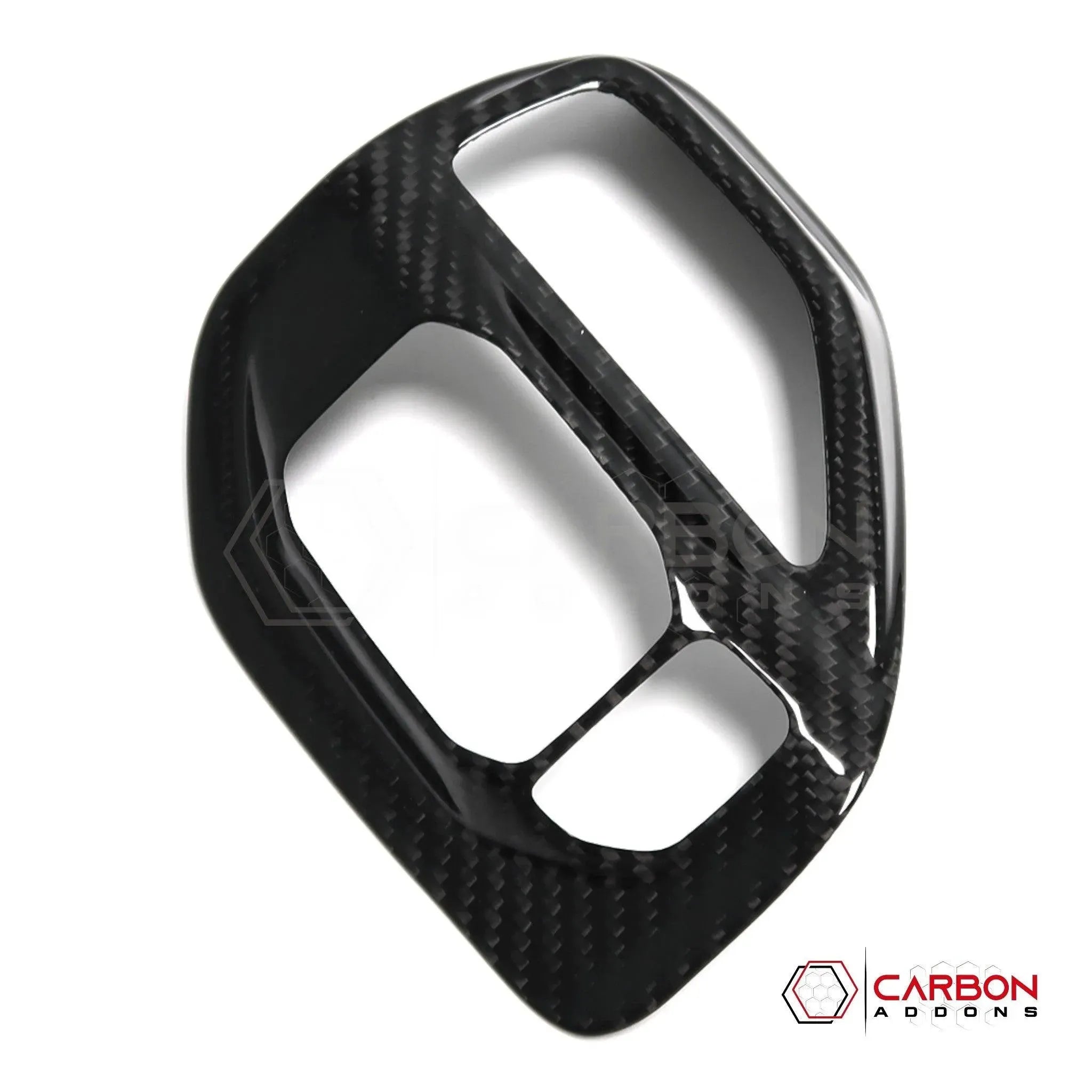 [Coming Soon] RAM TRX 2021-2024 Driving Mode Selector Button Trim Hard Carbon Fiber Cover - carbonaddons Carbon Fiber Parts, Accessories, Upgrades, Mods