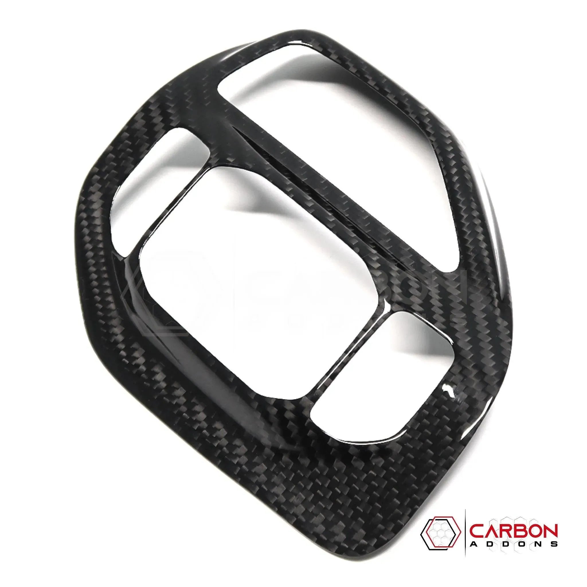 [Coming Soon] RAM TRX 2021-2024 Driving Mode Selector Button Trim Hard Carbon Fiber Cover - carbonaddons Carbon Fiber Parts, Accessories, Upgrades, Mods