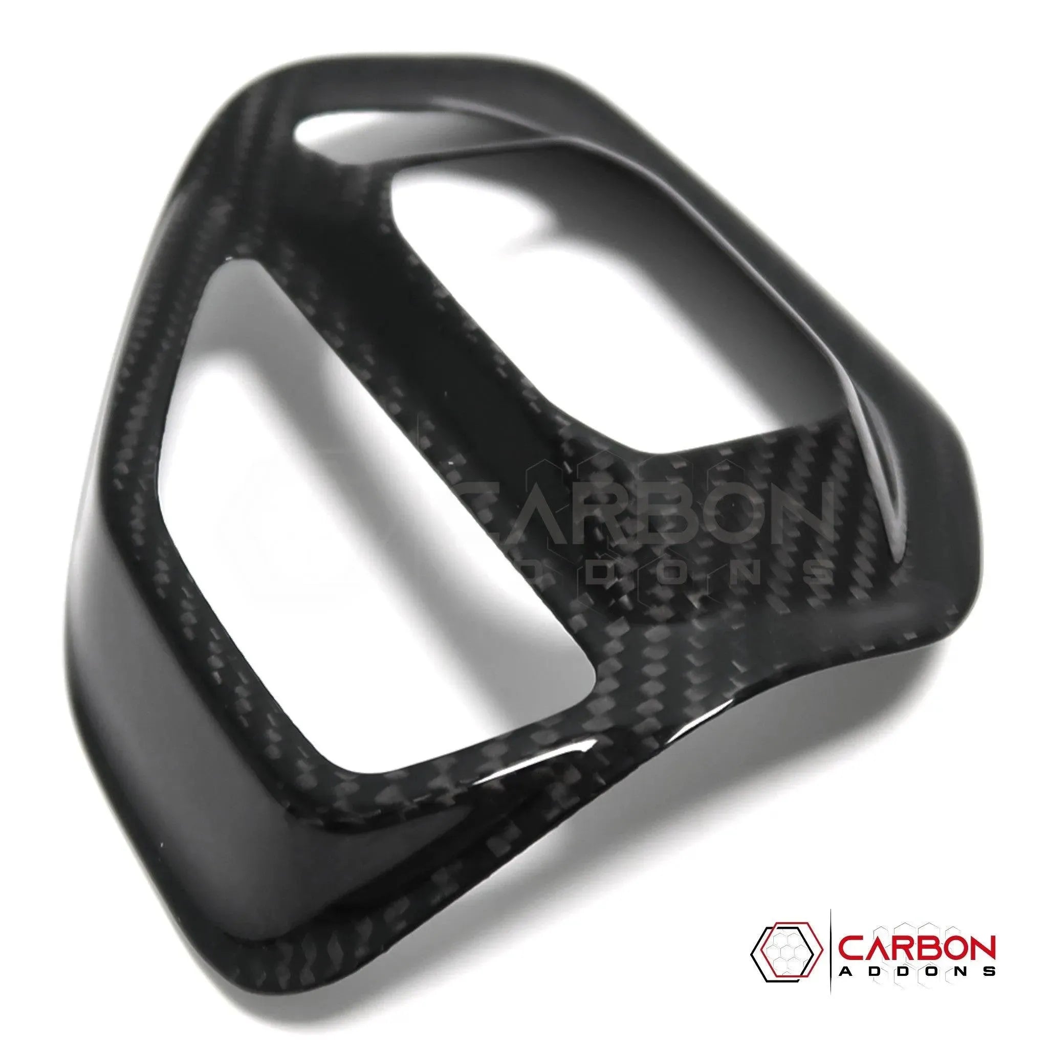 [Coming Soon] RAM TRX 2021-2024 Driving Mode Selector Button Trim Hard Carbon Fiber Cover - carbonaddons Carbon Fiber Parts, Accessories, Upgrades, Mods