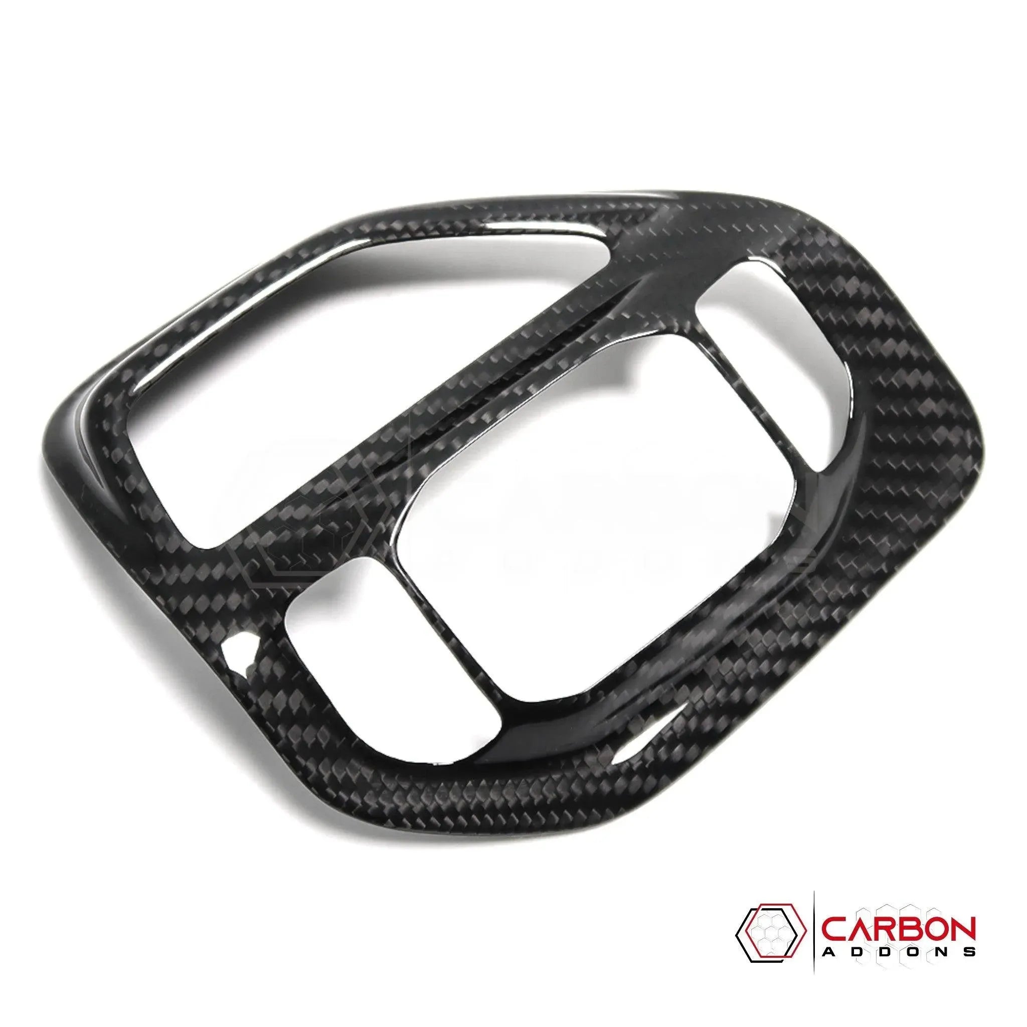 [Coming Soon] RAM TRX 2021-2024 Driving Mode Selector Button Trim Hard Carbon Fiber Cover - carbonaddons Carbon Fiber Parts, Accessories, Upgrades, Mods