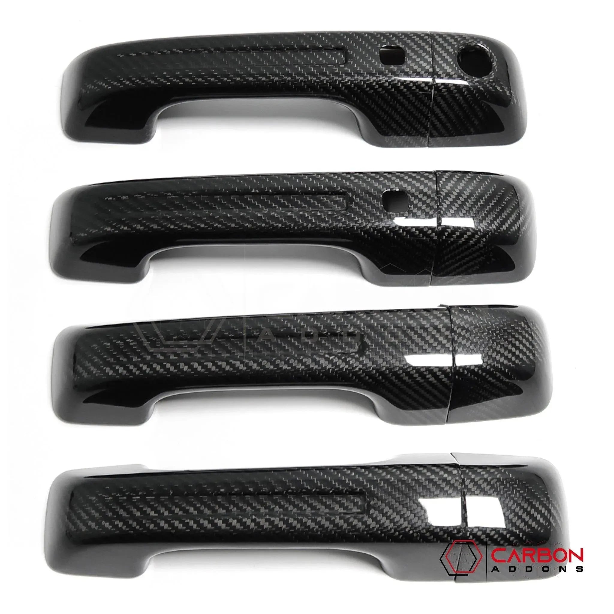 [Coming Soon] RAM TRX 2021-2024 Exterior Door Handles Hard Carbon Fiber Cover - carbonaddons Carbon Fiber Parts, Accessories, Upgrades, Mods