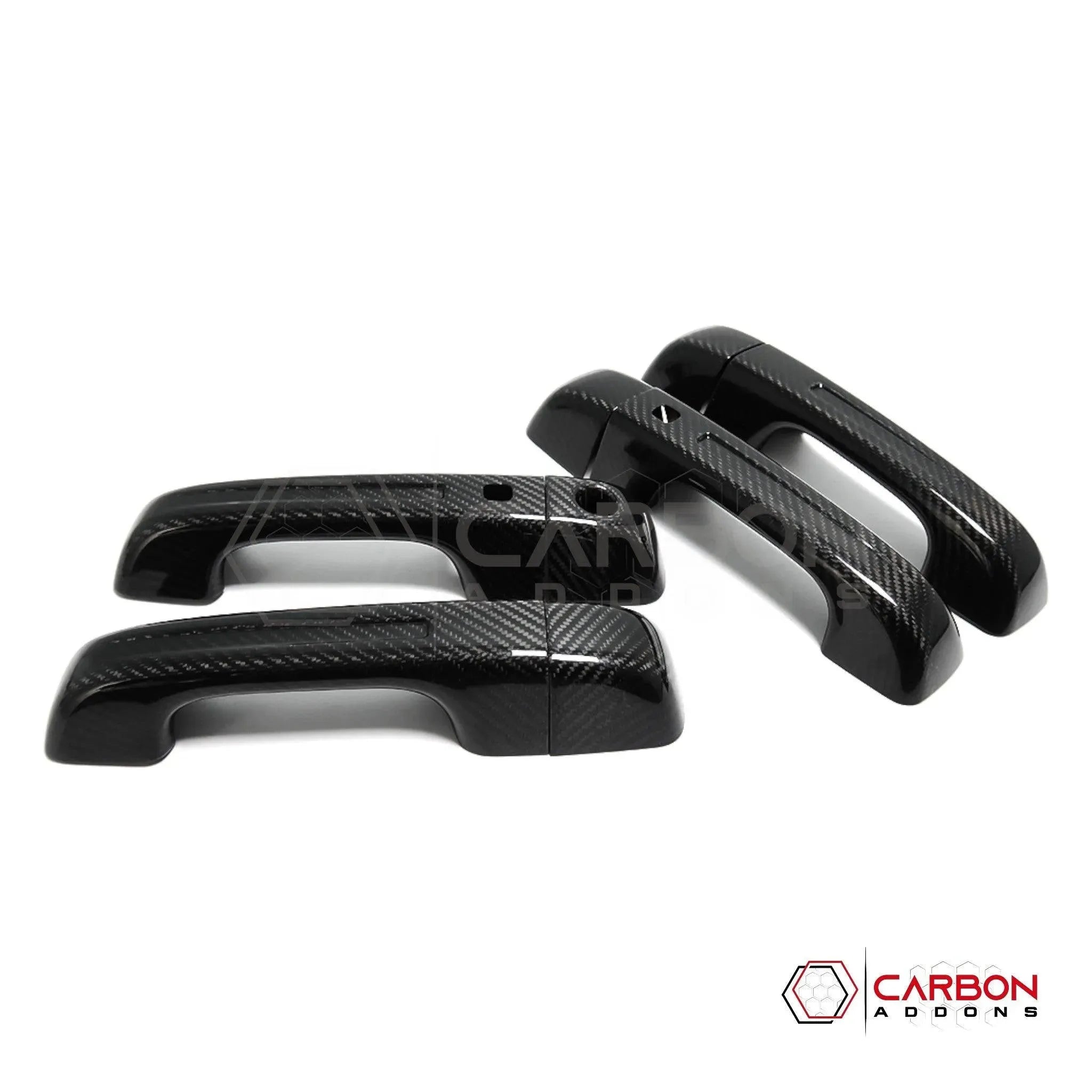 [Coming Soon] RAM TRX 2021-2024 Exterior Door Handles Hard Carbon Fiber Cover - carbonaddons Carbon Fiber Parts, Accessories, Upgrades, Mods
