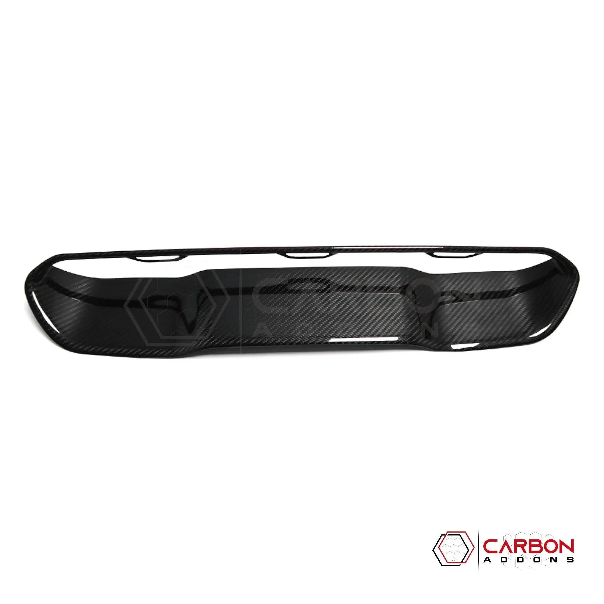 [Coming Soon] RAM TRX 2021-2024 Hood Center Vent Trim Hard Carbon Fiber Cover - carbonaddons Carbon Fiber Parts, Accessories, Upgrades, Mods
