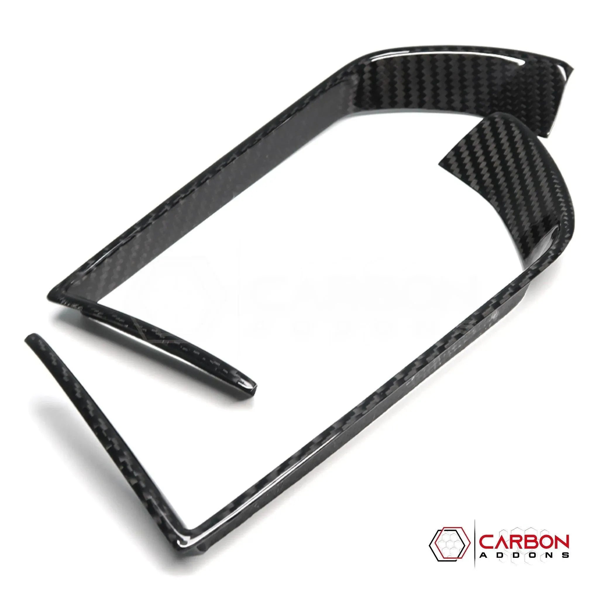 [Coming Soon] RAM TRX 2021-2024 Infotainment Screen AC Vent Trim Hard Carbon Fiber Cover - carbonaddons Carbon Fiber Parts, Accessories, Upgrades, Mods