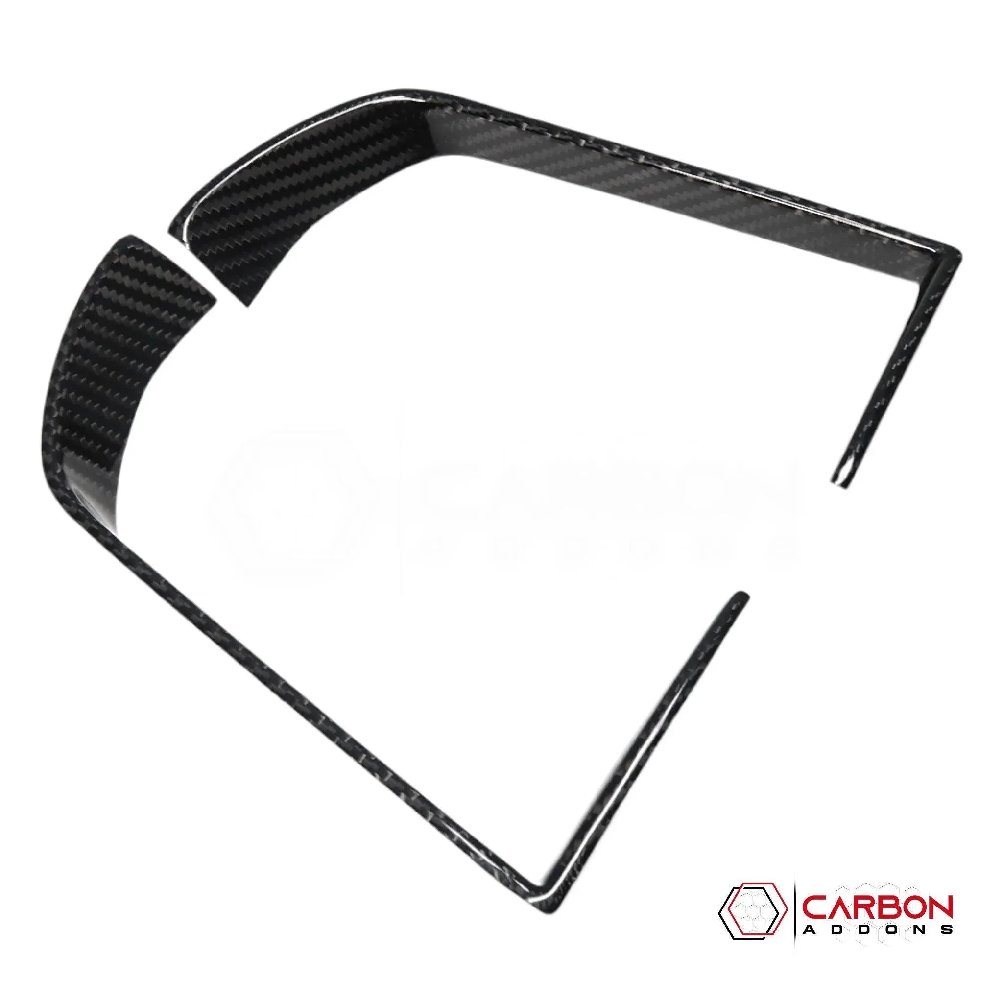 [Coming Soon] RAM TRX 2021-2024 Infotainment Screen AC Vent Trim Hard Carbon Fiber Cover - carbonaddons Carbon Fiber Parts, Accessories, Upgrades, Mods