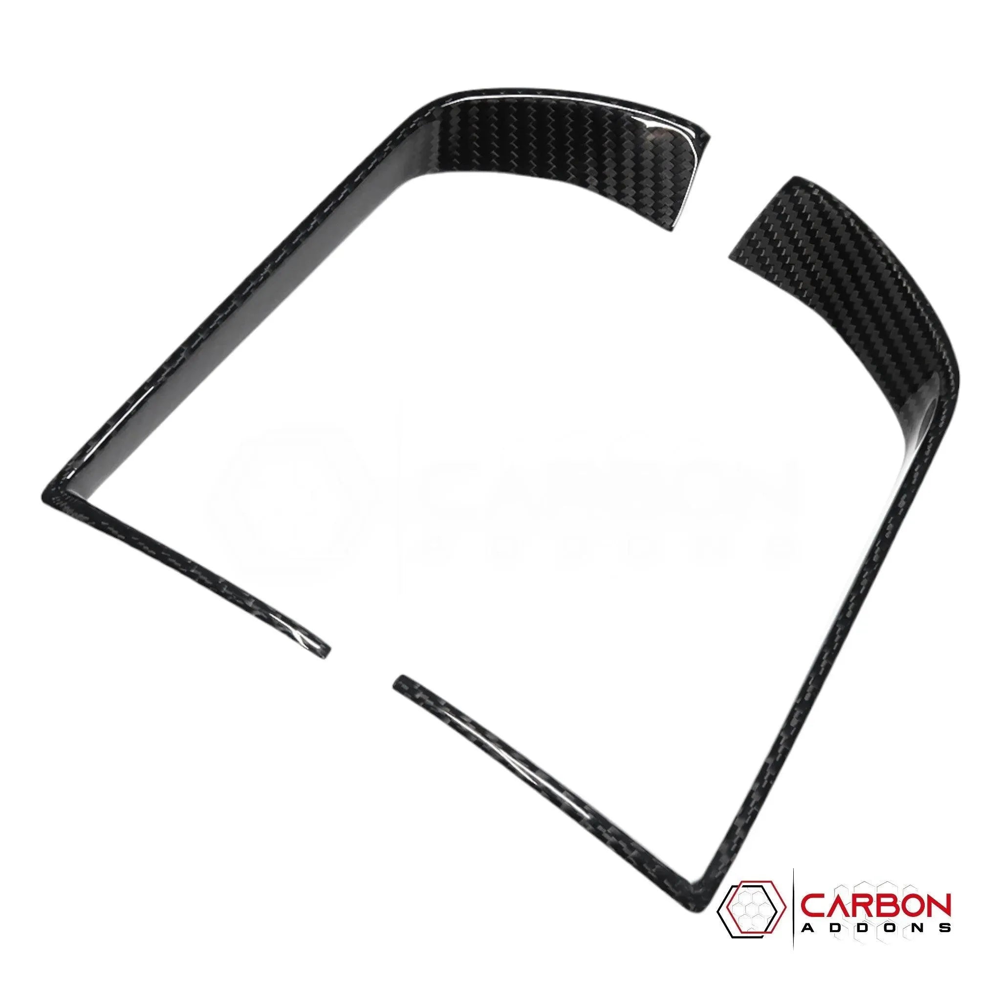 [Coming Soon] RAM TRX 2021-2024 Infotainment Screen AC Vent Trim Hard Carbon Fiber Cover - carbonaddons Carbon Fiber Parts, Accessories, Upgrades, Mods