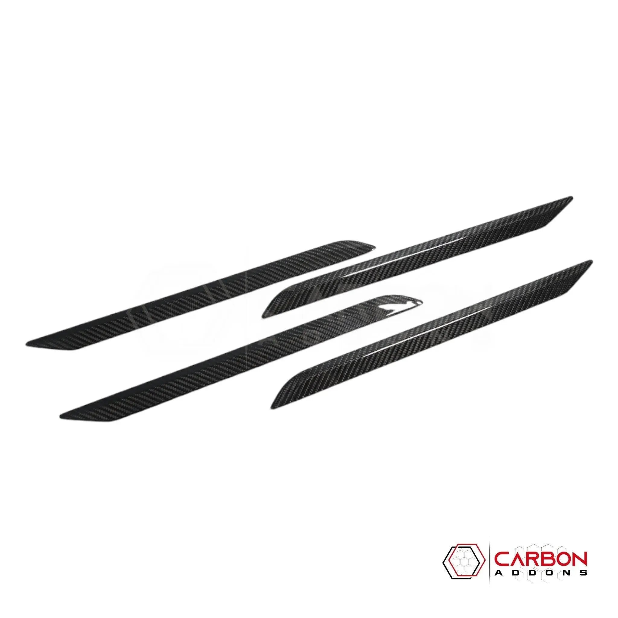 [Coming Soon] RAM TRX 2021-2024 Interior Door Panel Trim Hard Carbon Fiber Cover - carbonaddons Carbon Fiber Parts, Accessories, Upgrades, Mods