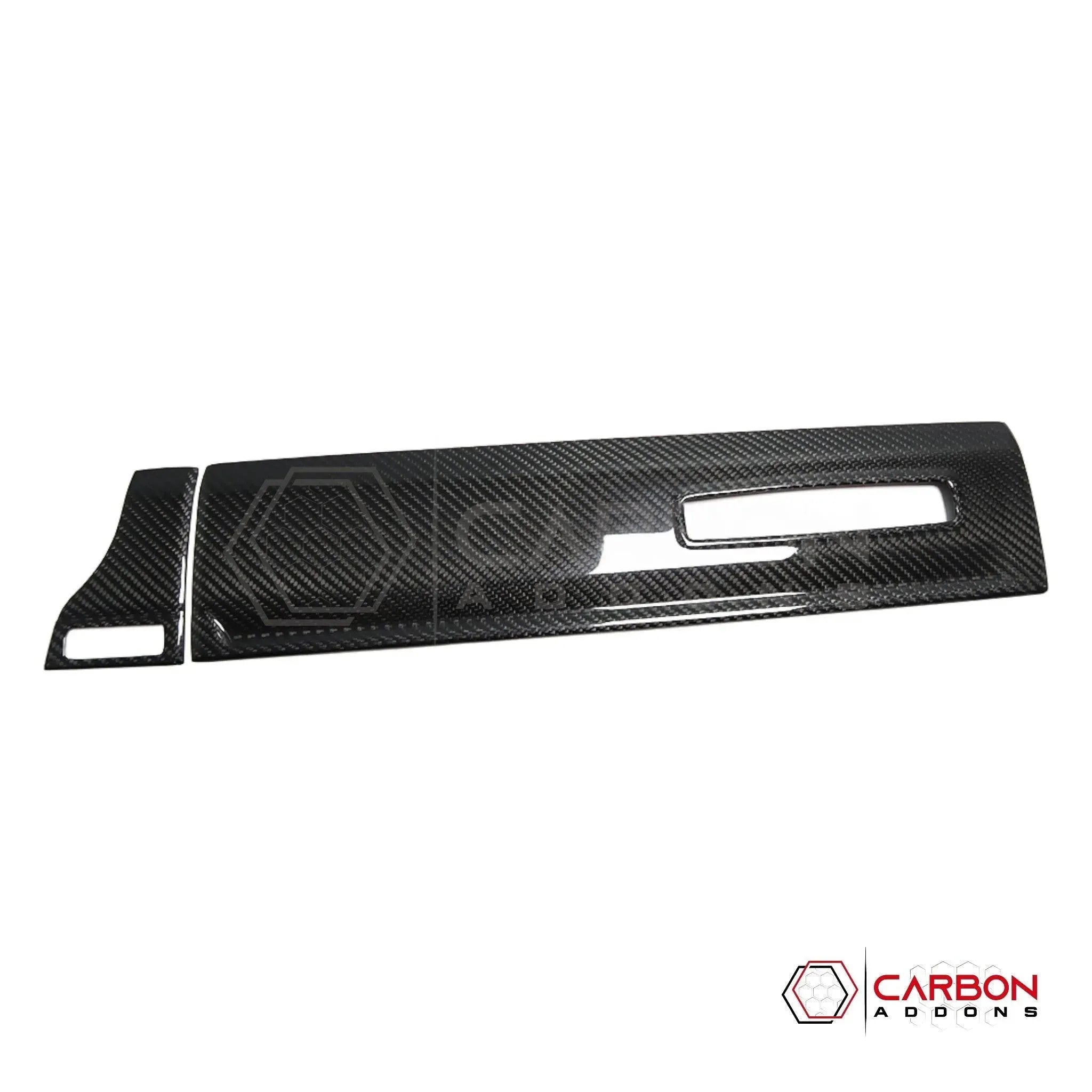 [Coming Soon] RAM TRX 2021-2024 Passenger Side Dashboard Trim Hard Carbon Fiber Cover - carbonaddons Carbon Fiber Parts, Accessories, Upgrades, Mods
