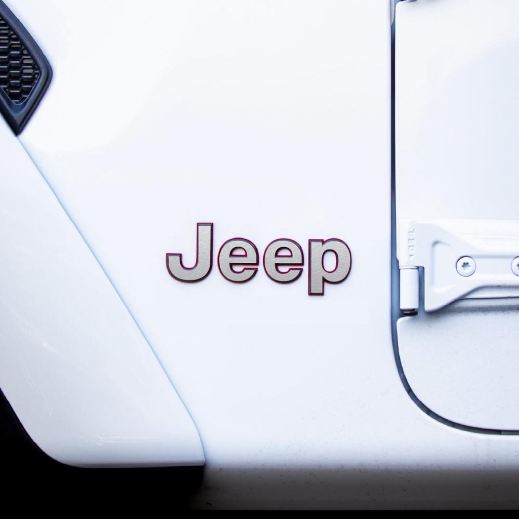 JEEP Gladiator Emblem Overlay Decal Set | Fits 2020+ Jeep Gladiator