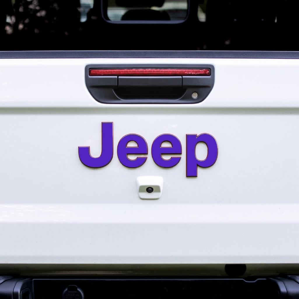 JEEP Gladiator Emblem Overlay Decal Set | Fits 2020+ Jeep Gladiator