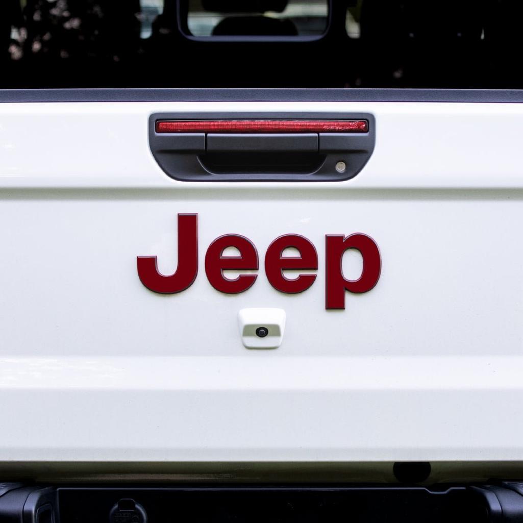 JEEP Gladiator Emblem Overlay Decal Set | Fits 2020+ Jeep Gladiator