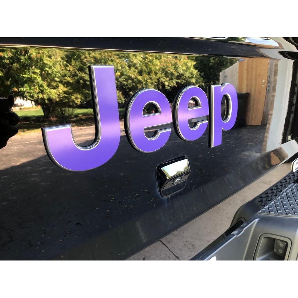 JEEP Gladiator Emblem Overlay Decal Set | Fits 2020+ Jeep Gladiator