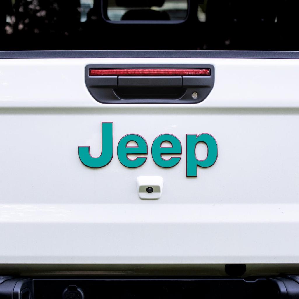JEEP Gladiator Emblem Overlay Decal Set | Fits 2020+ Jeep Gladiator