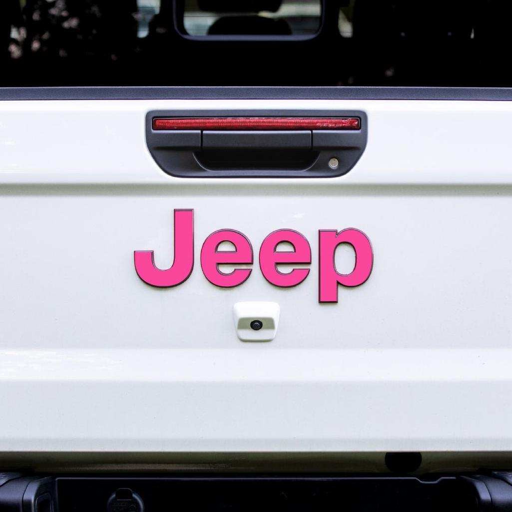 JEEP Gladiator Emblem Overlay Decal Set | Fits 2020+ Jeep Gladiator