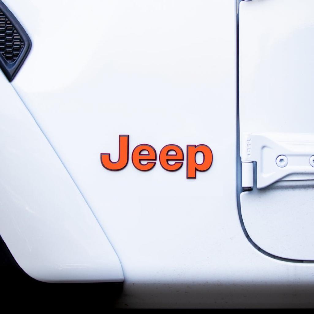 JEEP Gladiator Emblem Overlay Decal Set | Fits 2020+ Jeep Gladiator