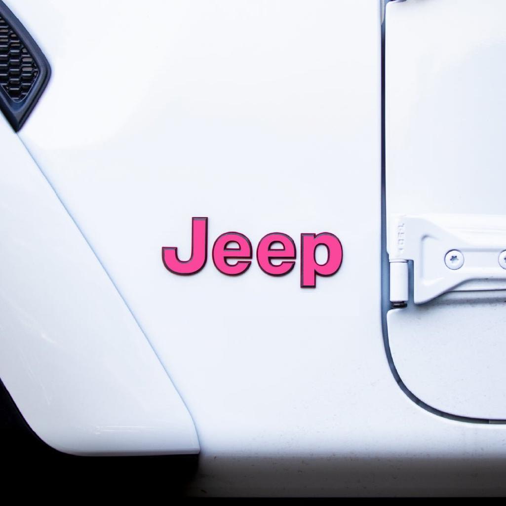 JEEP Gladiator Emblem Overlay Decal Set | Fits 2020+ Jeep Gladiator