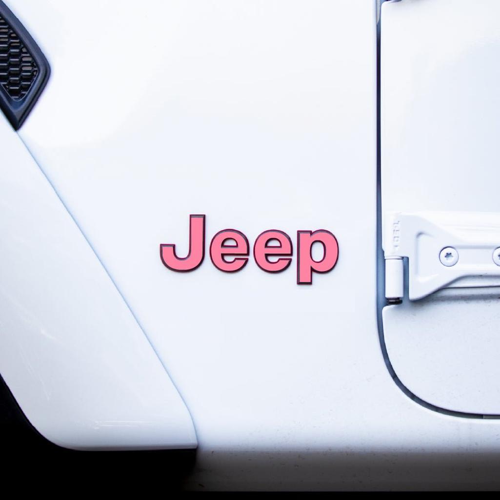 JEEP Gladiator Emblem Overlay Decal Set | Fits 2020+ Jeep Gladiator