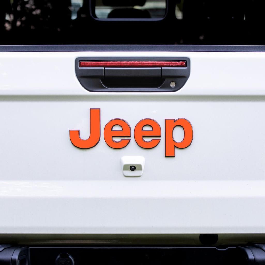 JEEP Gladiator Emblem Overlay Decal Set | Fits 2020+ Jeep Gladiator