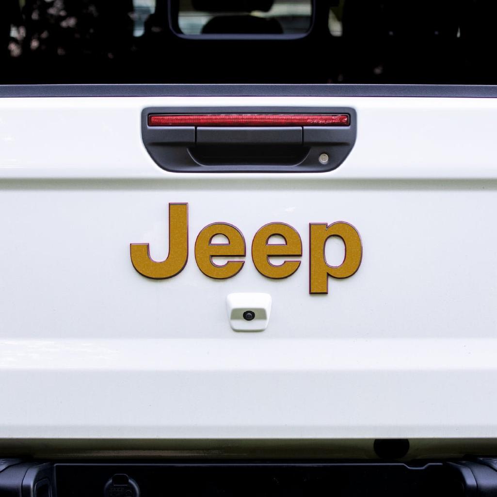 JEEP Gladiator Emblem Overlay Decal Set | Fits 2020+ Jeep Gladiator