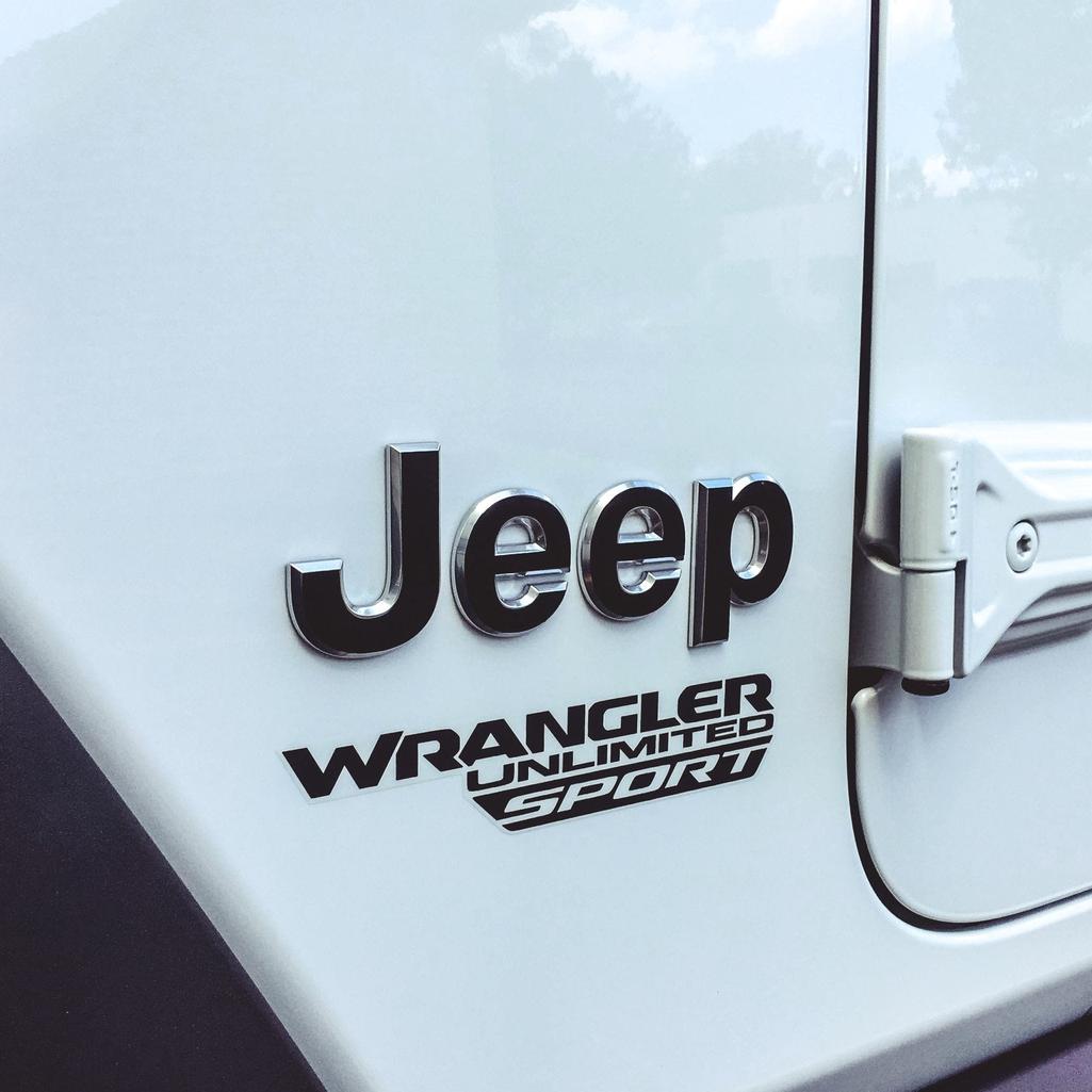 JEEP Gladiator Emblem Overlay Decal Set | Fits 2020+ Jeep Gladiator