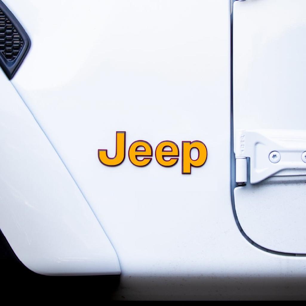 JEEP Gladiator Emblem Overlay Decal Set | Fits 2020+ Jeep Gladiator
