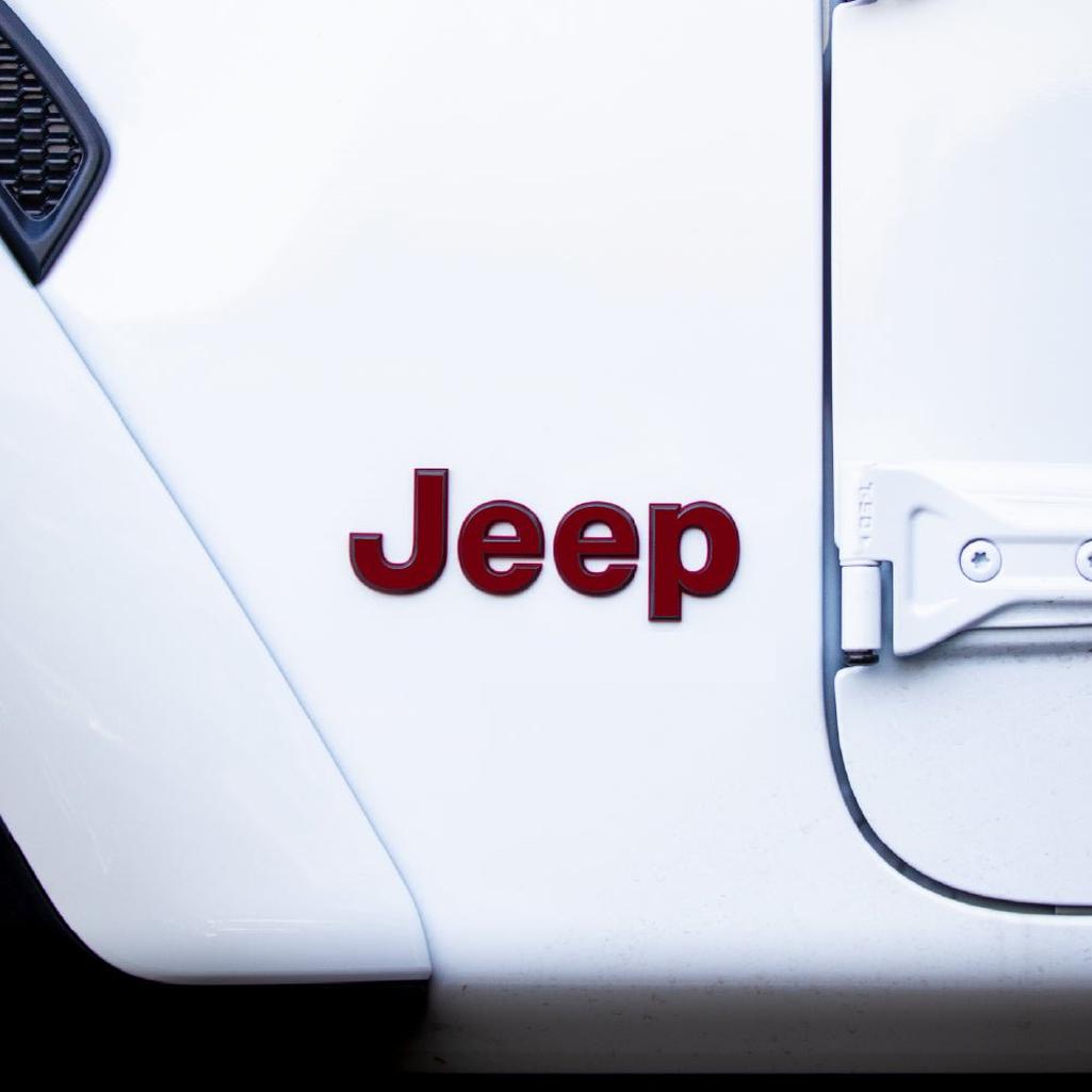 JEEP Gladiator Emblem Overlay Decal Set | Fits 2020+ Jeep Gladiator