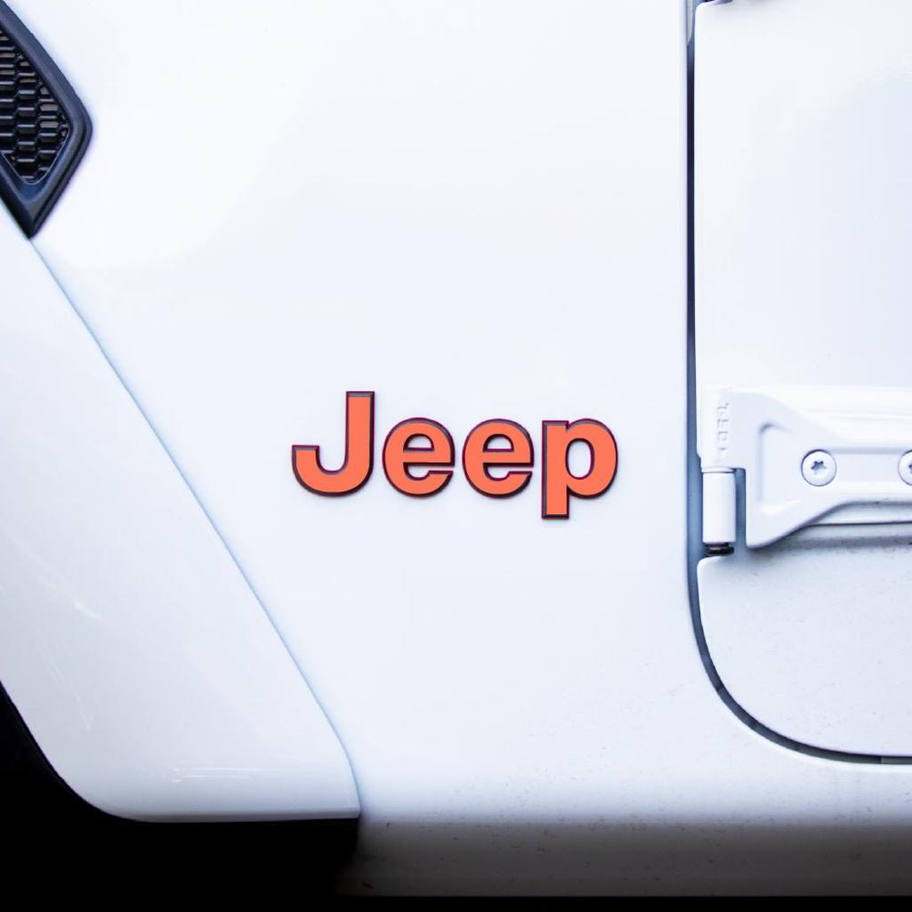 JEEP Gladiator Emblem Overlay Decal Set | Fits 2020+ Jeep Gladiator
