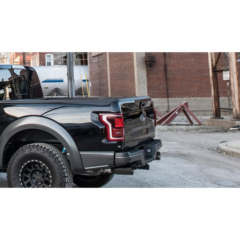 Corsa 2017-2020 Ford F-150 Raptor 3in Inlet / 5in Outlet Black Cerakote Tip Kit (For Corsa Exh Only)