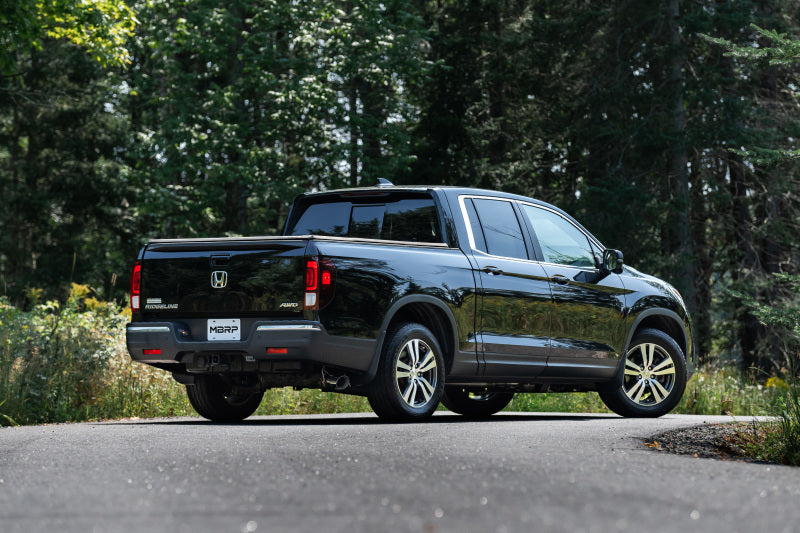MBRP 17-20 Honda Ridgeline 3.6L Aluminized Steel 2.5in. Cat-Back Exhaust - Single Side-SR1 Performance