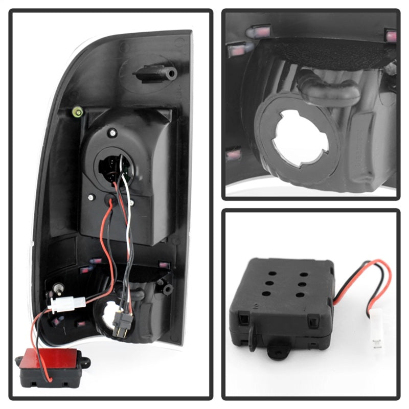 Xtune Ford F250/350/450/550 Super Duty 99-07 LED Tail Lights Black Smoke ALT-JH-FF15097-LED-BKSM-SR1 Performance
