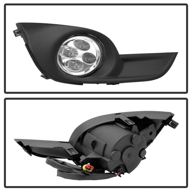 Spyder Nissan Altima 2013-2015 Sedan Daytime DRL LED Running Fog Lights w/Switch Clear FL-DRL-NA13-C-SR1 Performance