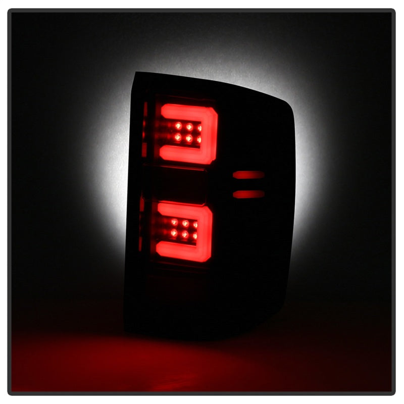 Spyder Chevy 1500 14-16 Light Bar LED Tail Lights All Blk ALT-YD-CS14-LBLED-BKV2-SR1 Performance