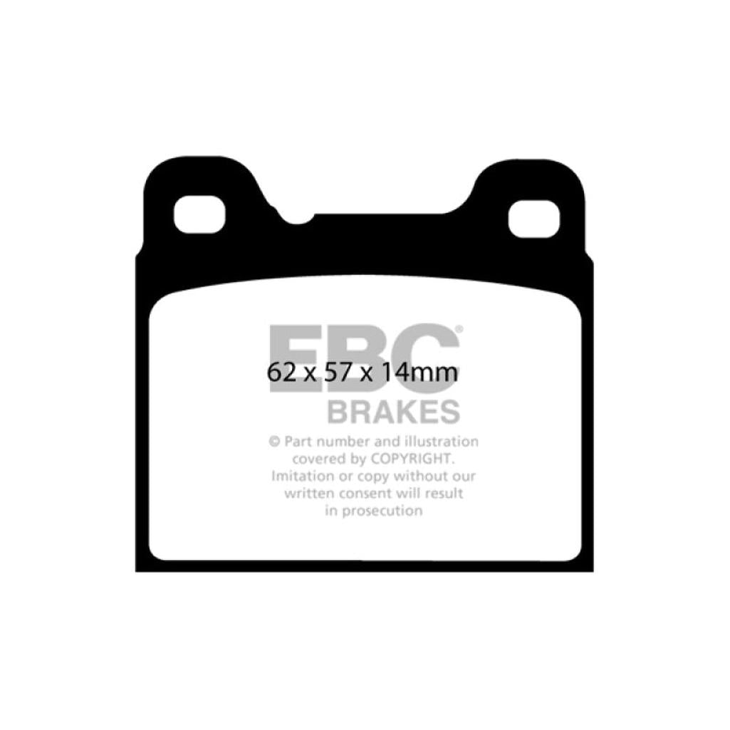 EBC Redstuff Ceramic Rear Brake Pads for Volvo 940 and 960 – Low Dust, High Performance