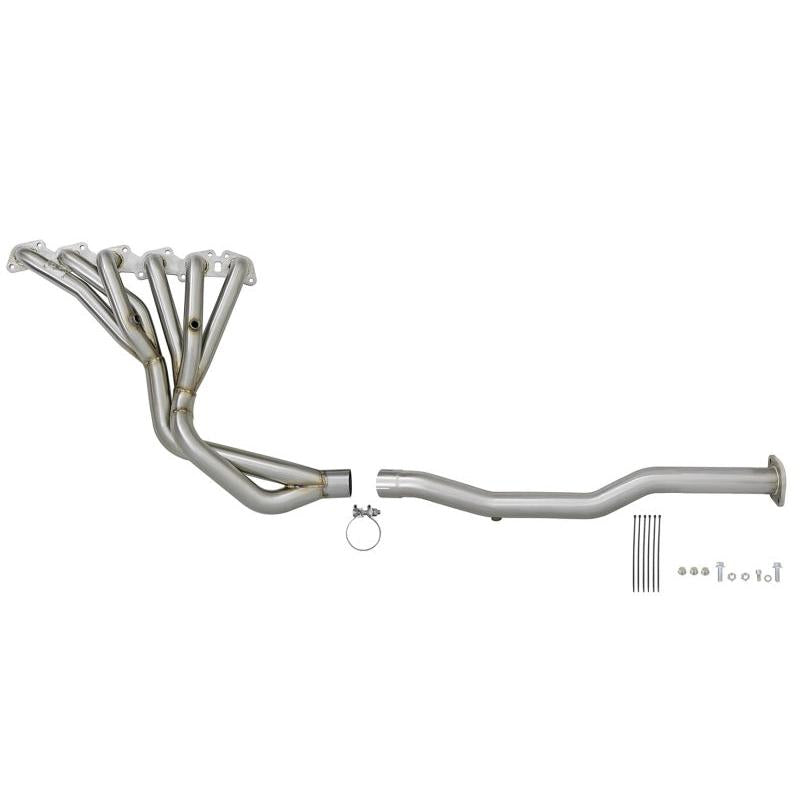 aFe Power Twisted Steel Long Tube Header & Connection Pipes 01-16 Nissan Patrol (Y61) V8-4.8L-SR1 Performance