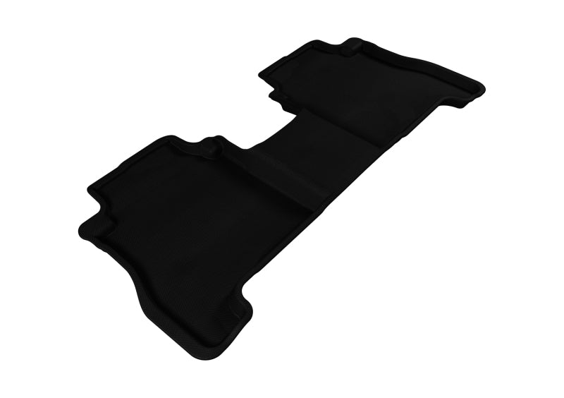 3D MAXpider 2007-2012 Hyundai Santa Fe Kagu 2nd Row Floormats - Black-SR1 Performance