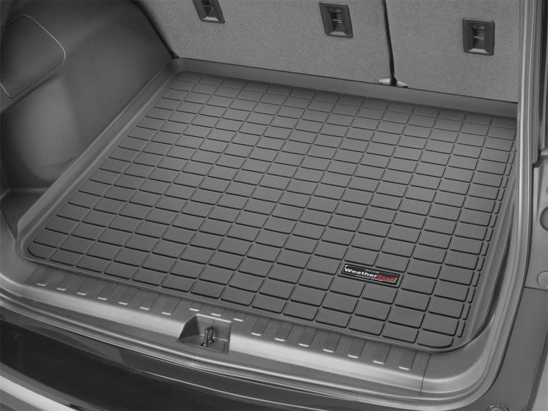 WeatherTech 2018+ Kia Stinger Cargo Liners - Black, Complete Trunk Protection with Raised Lip and Textured Finish