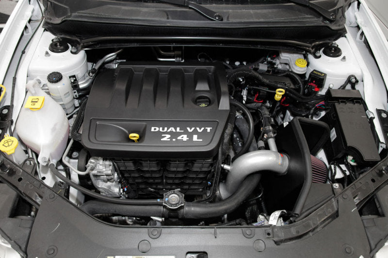 K&N 69 Series Typhoon Performance 13 Chrysler/Dodge 200/Avenger 2.4L Silver Cold Air Intake Kit-SR1 Performance