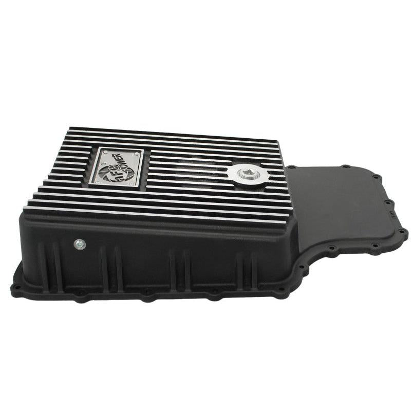aFe Power Transmission Pan Black Machined 11-14 Ford 6R140 Trucks V8 6.7L (td)-SR1 Performance